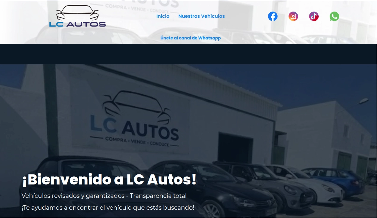 Captura del proyecto LC Autos